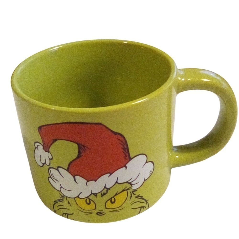 The Grinch Christmas Santa Hat Ceramic Mug 2024 Dr‎ Seuss Holiday Gift